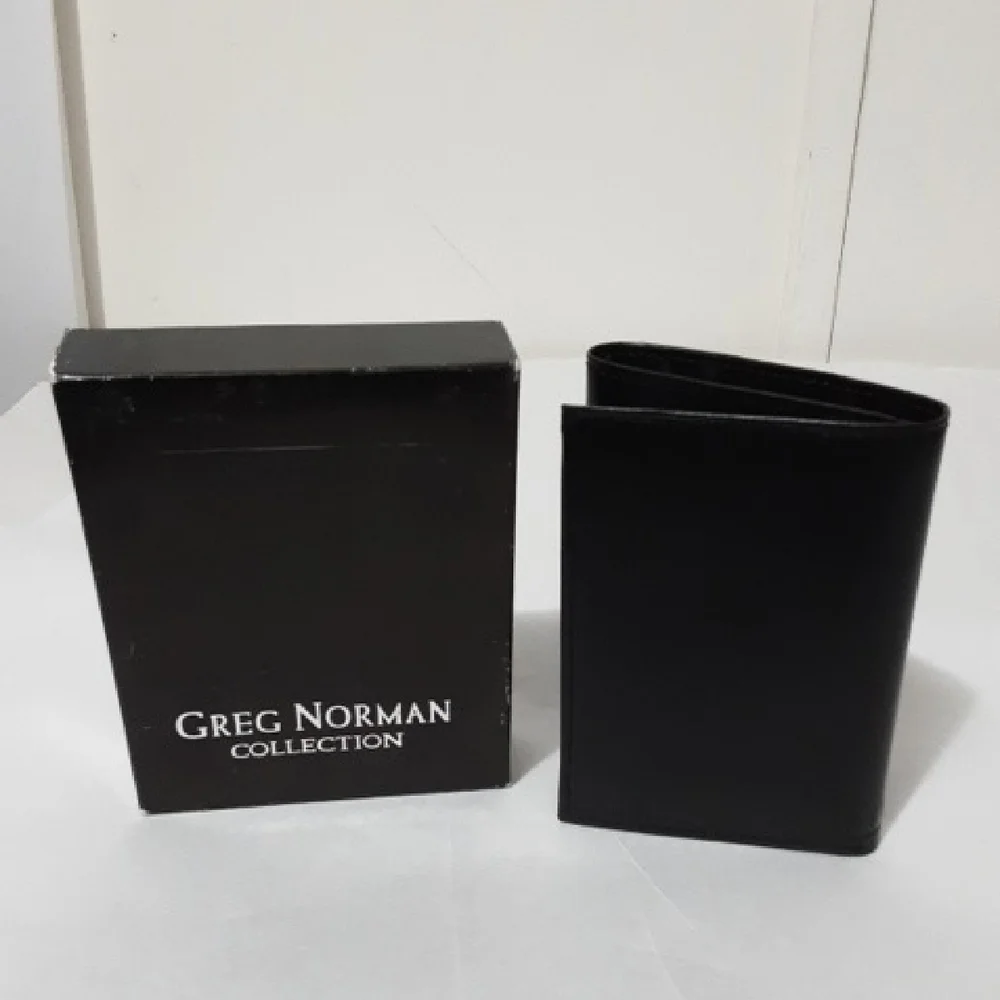 Greg‎ Norman Collection Black Card & Currency Holder